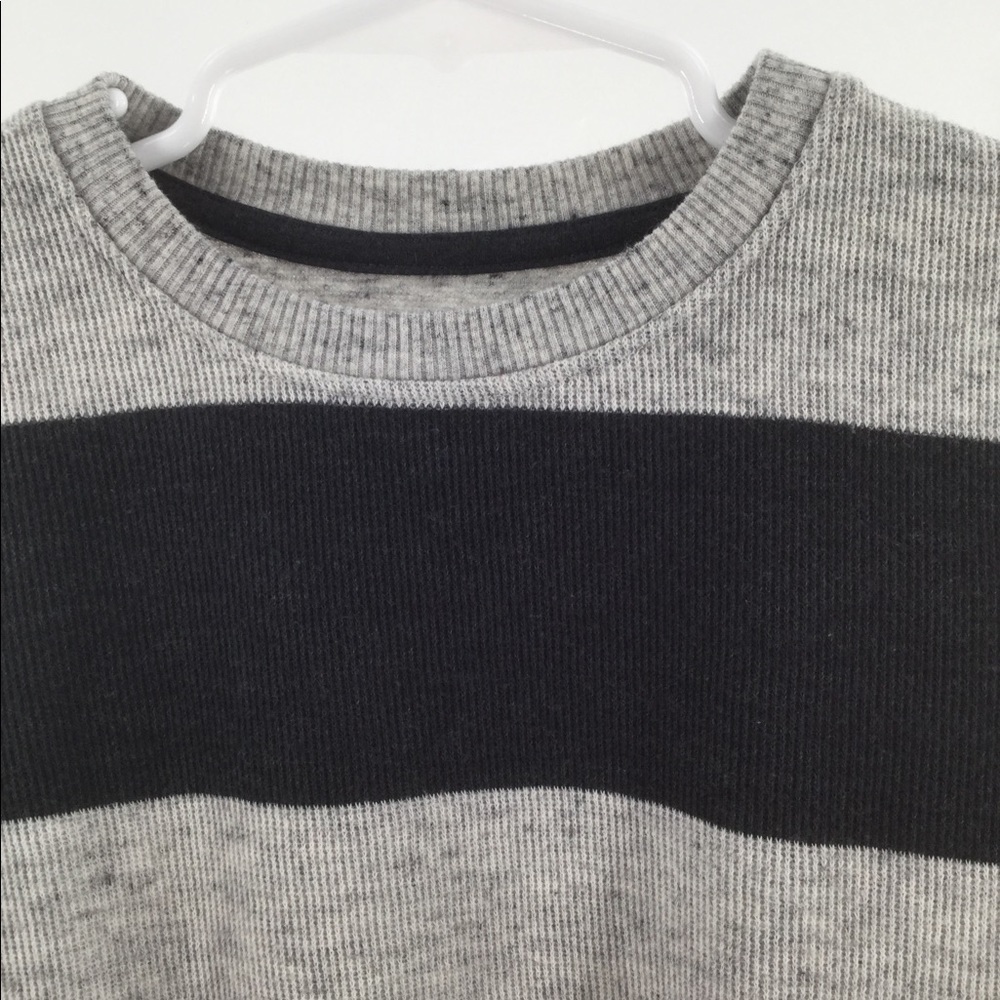 Jumping bean boys blue and gray striped‎ shirt - Picture 4 of 7